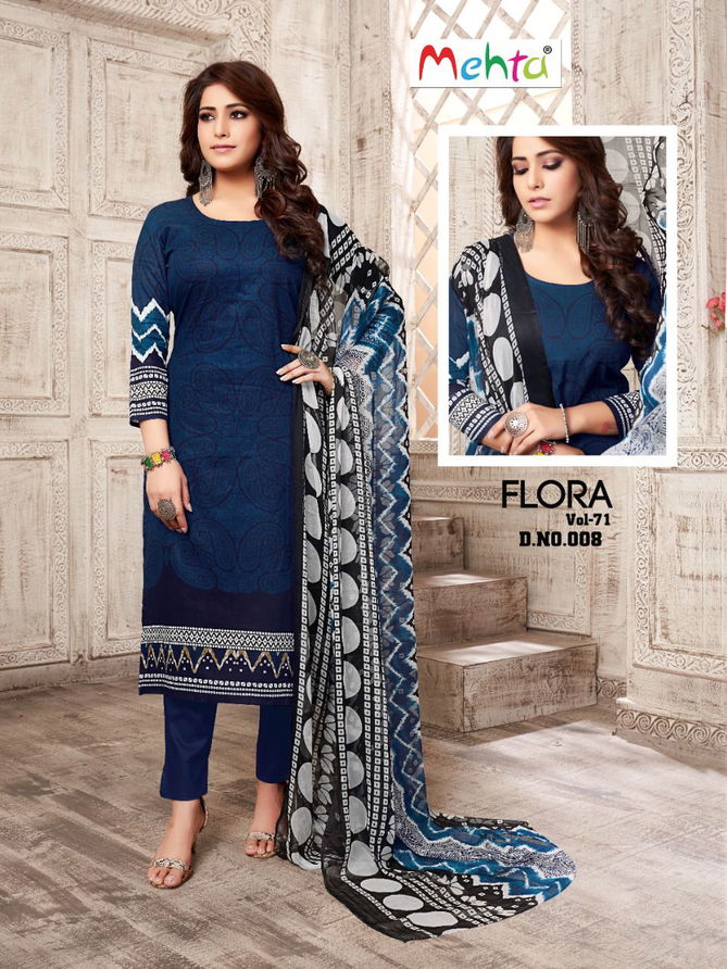 Mehta Flora Vol 71 Daily Wear Wholesale Printed Cotton Dress Material